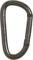 A black metal carabiner.