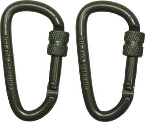 MFH - Military & Adventure 27535B Snap hook  D6x60O  6 mm x 60 mm  2 pc(s)