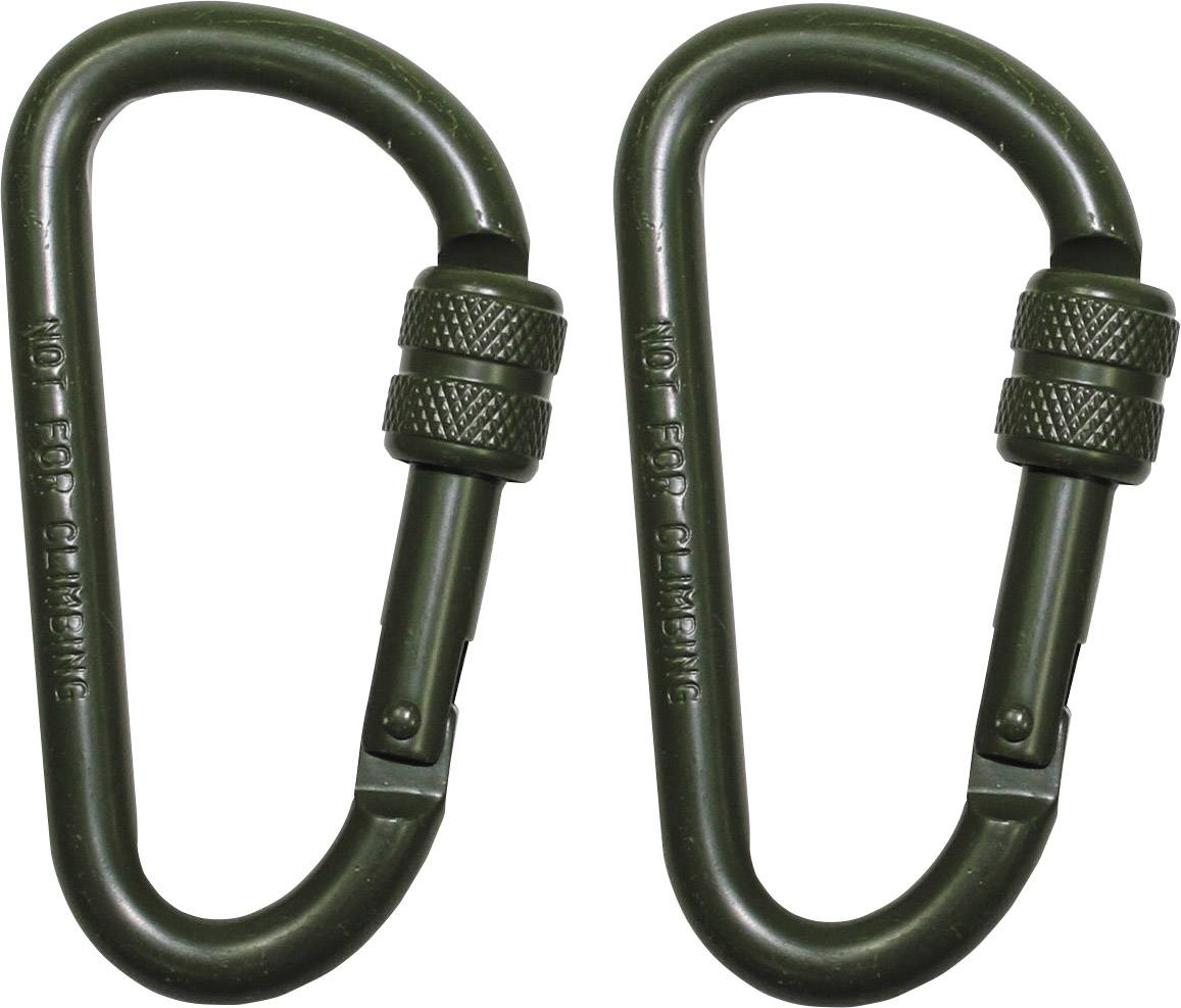 MFH - Military & Adventure 27536B Snap hook D8x80O 8 mm x 80 mm 2 pc(s)