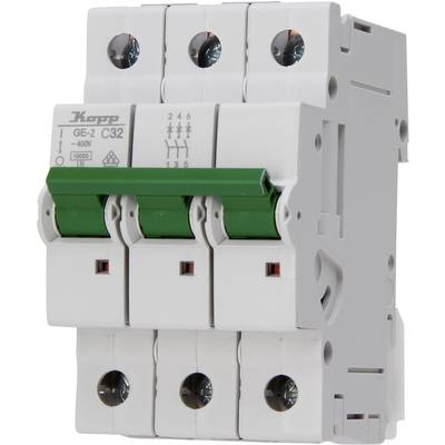 Kopp 723231006  Circuit breaker 3-phase    32 A  230 V, 400 V