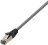 LogiLink CQ8052S RJ45 Patch cable CAT 8.1 S/FTP 2.00 m Light grey Halogen-free 1 pc(s)