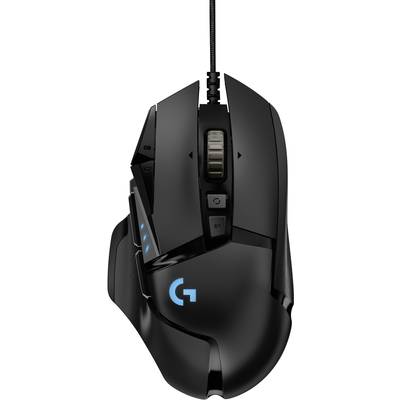 Logitech Gaming G502 HERO  Gaming mouse USB   Optical Black 11 Buttons 25600 dpi Backlit, Weight trimming, Built-in user