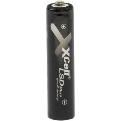 'Black XCell LSD Plus Battery, typical cylindrical battery, with positive and negative marking, suitable for electronic devices.'