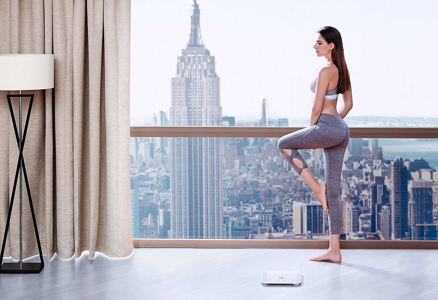 HUAWEI AH100 Smart bathroom scales Weight range=150 kg White Incl. Bluetooth-3