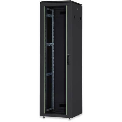 Digitus DN-19 22U-6/6-DB 19" server rack cabinet (W x H x D) 600 x 1155 x 600 mm 22 U Black, Black (RAL 9005)