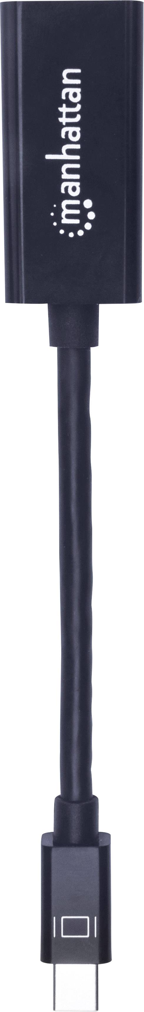 Manhattan 151528 Mini DisplayPort Adapter [1x Mini DisplayPort plug - 1x HDMI socket] Black 12.00 cm-1