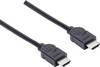 Manhattan HDMI Cable HDMI-A plug, HDMI-A plug 1.50 m Black 355308 4K UHD HDMI cable