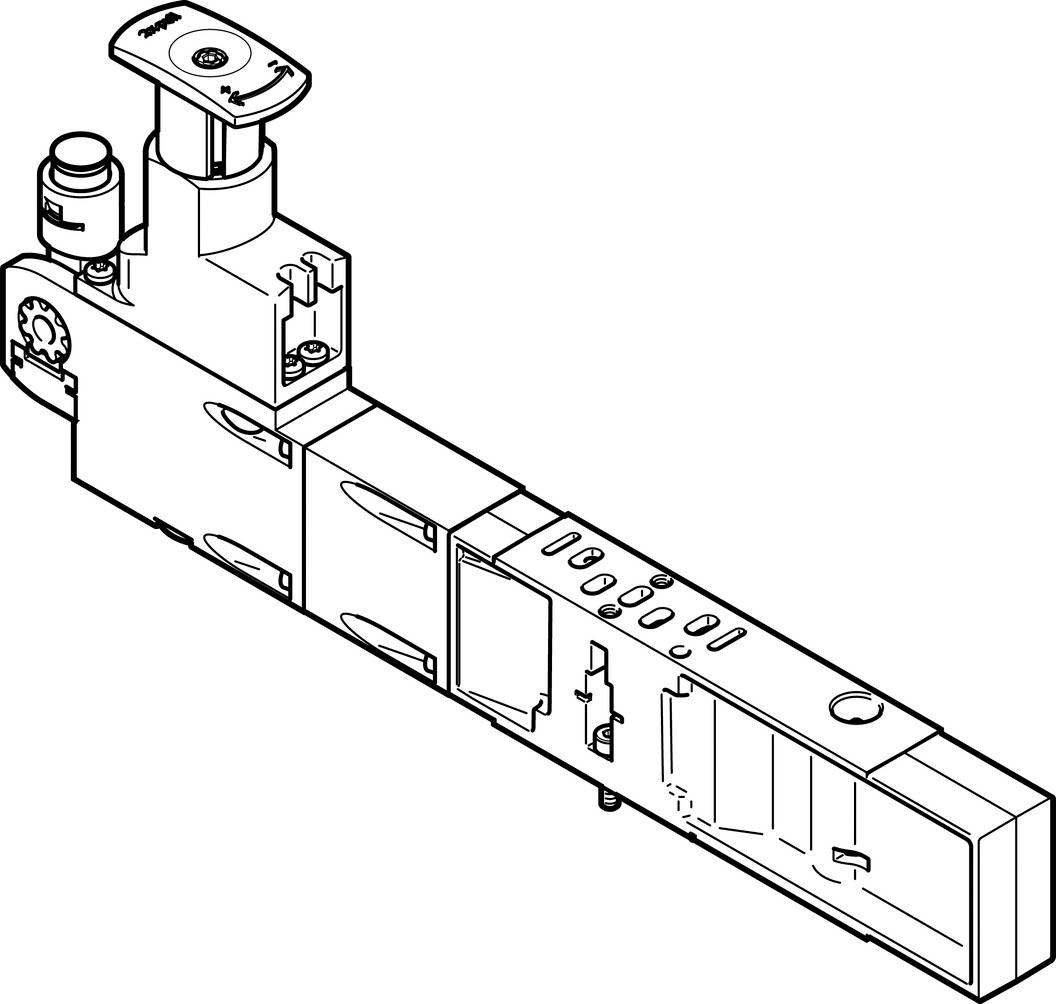 FESTO Flow controller VABF-S4-2-R1C2-C-6E 560758 1 pc(s)