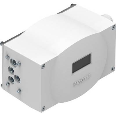 A white, rectangular device with multiple ports and a small display. Label reads: 'Festo'.