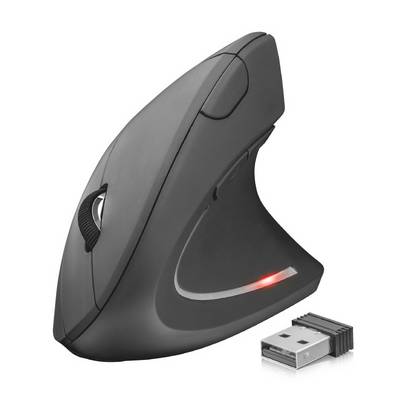 Trust Verto Ergonomic mouse Radio Optical Grey 6 Buttons 1600 dpi Ergonomic-0