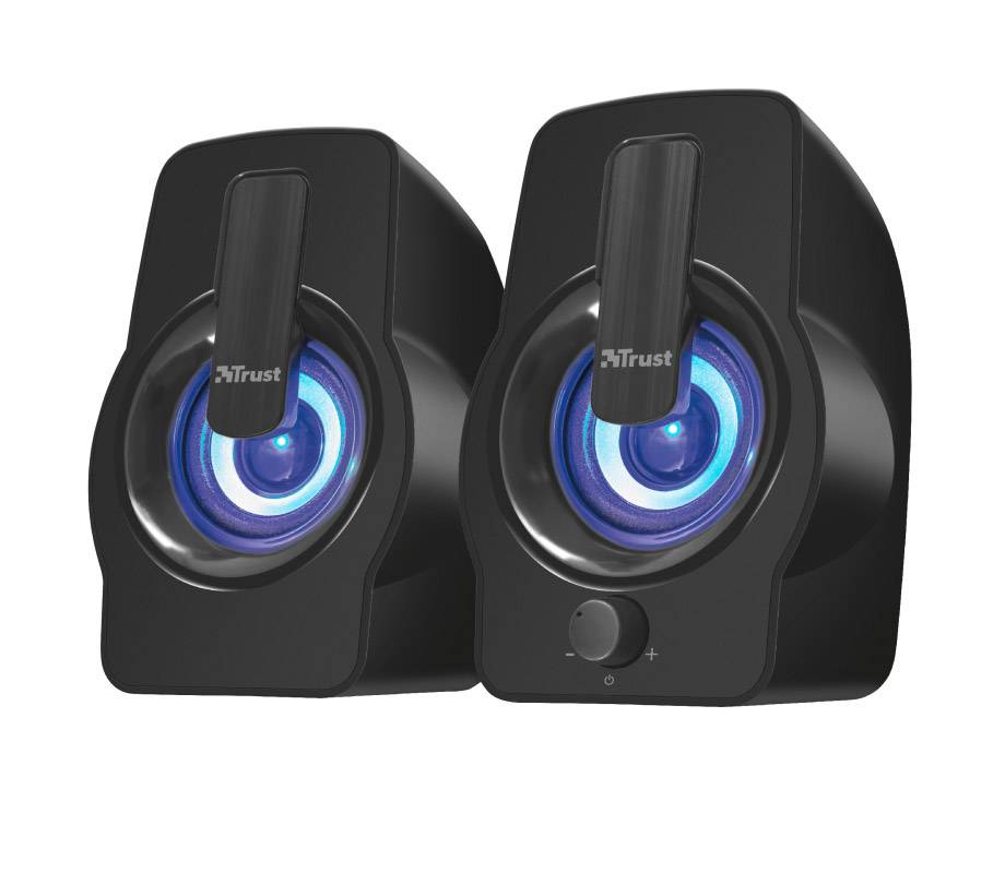 Trust Gemi RGB 2.0 2.0 PC speaker Corded 12 W Black