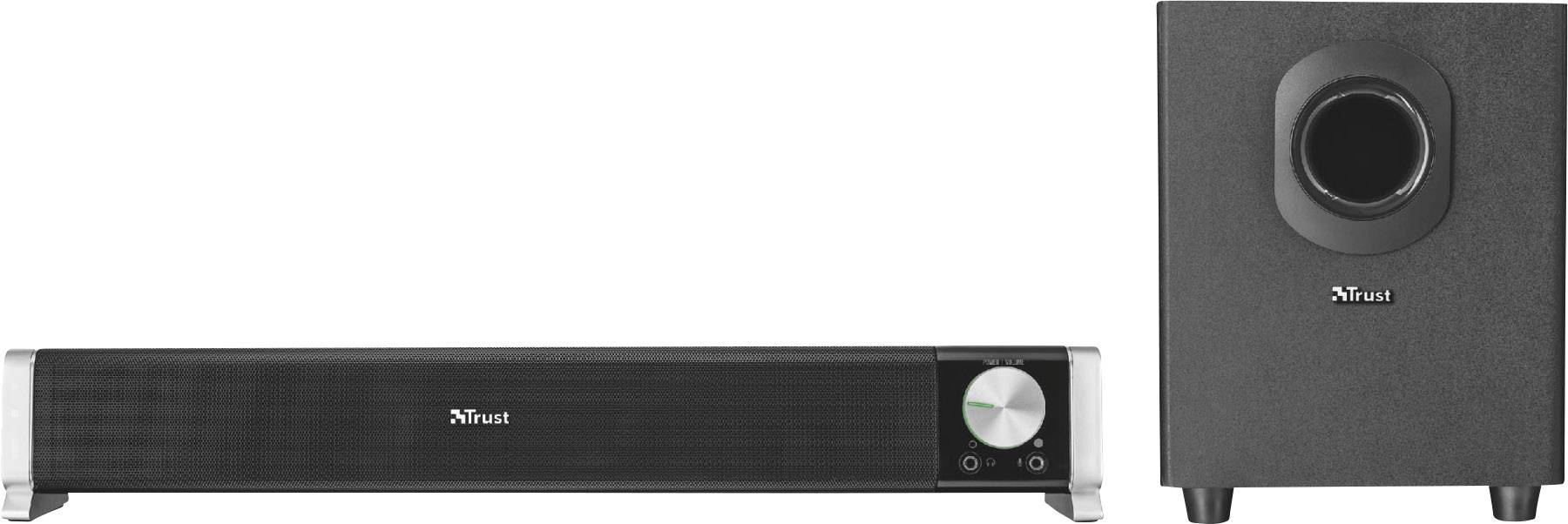 trust 22197 asto 2.1 subwoofer soundbar