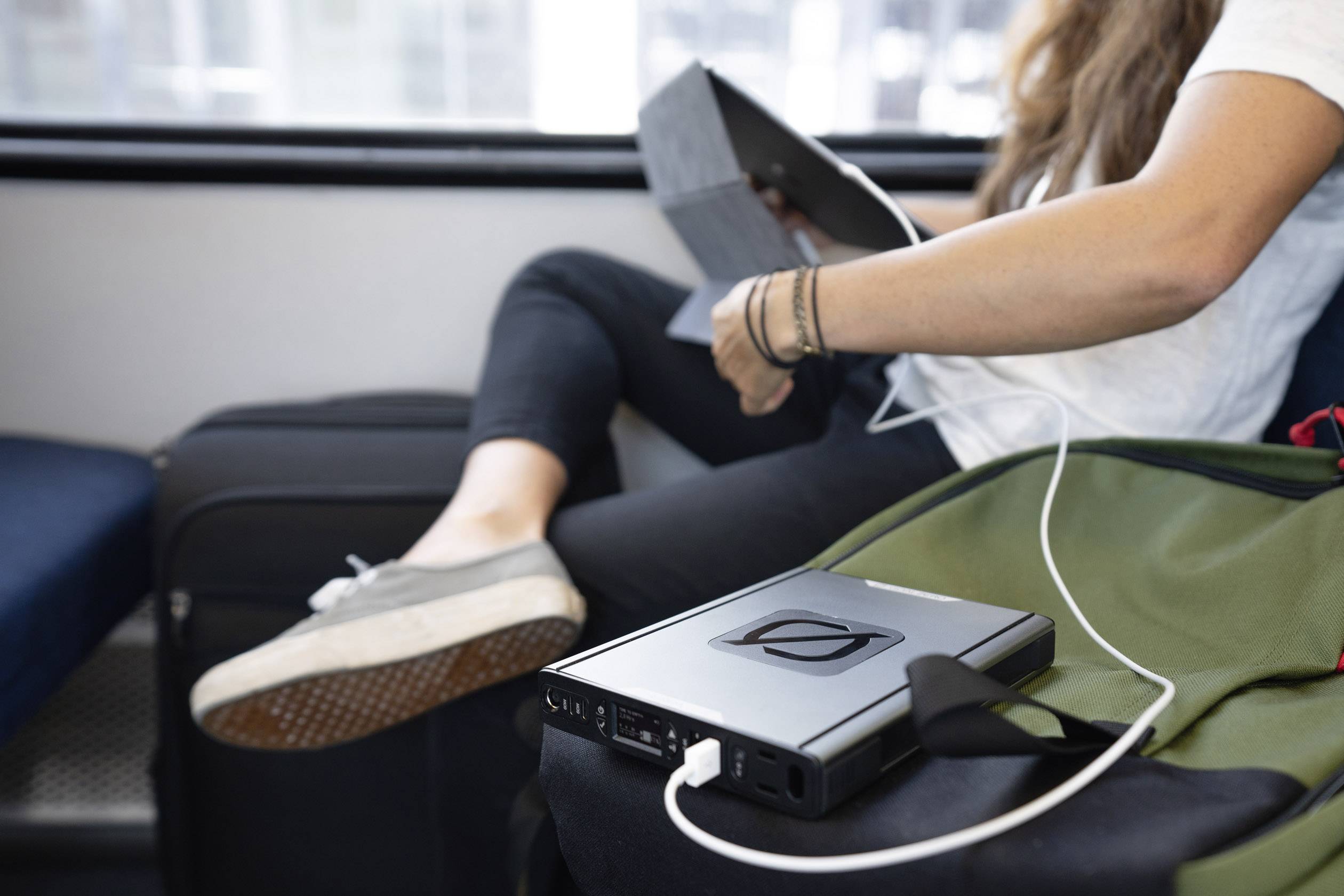 Goal Zero Sherpa 100AC Solar power bank 6400 mAh Qi Wireless Charging Li-ion Black Status display, Able to charge and di-5