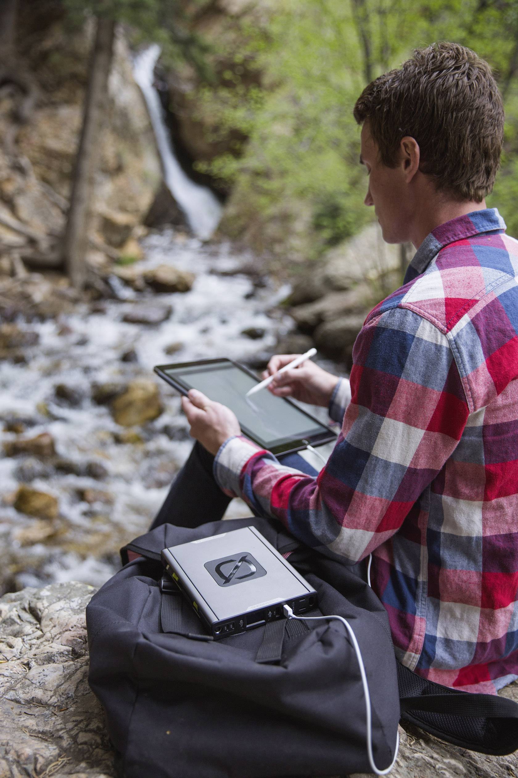 Goal Zero Sherpa 100AC Solar power bank 6400 mAh Qi Wireless Charging Li-ion Black Status display, Able to charge and di-7