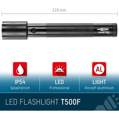 Ansmann Future T500F LED (monochrome) Torch Wrist strap battery-powered 710 lm 923 g-8