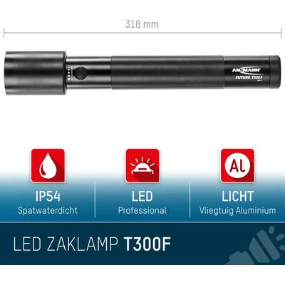 Ansmann Future T500F LED (monochrome) Torch Wrist strap battery-powered 710 lm 923 g-10