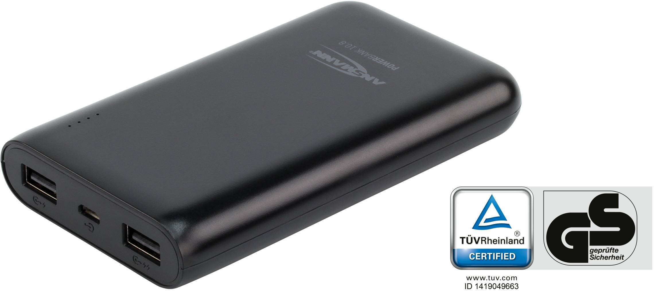 Ansmann PB10.8 Power bank 10000 mAh LiPo Black-11