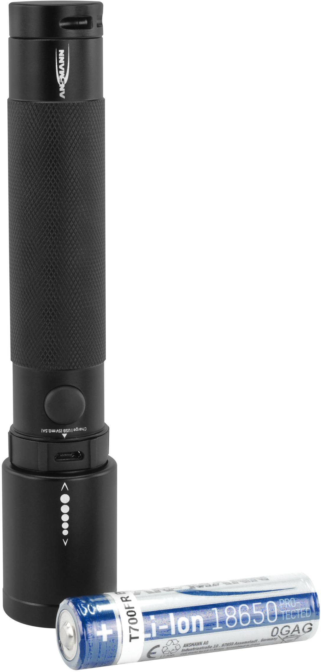 Ansmann Future T400FR LED (monochrome) Torch Wrist strap rechargeable 400 lm 143 g-7