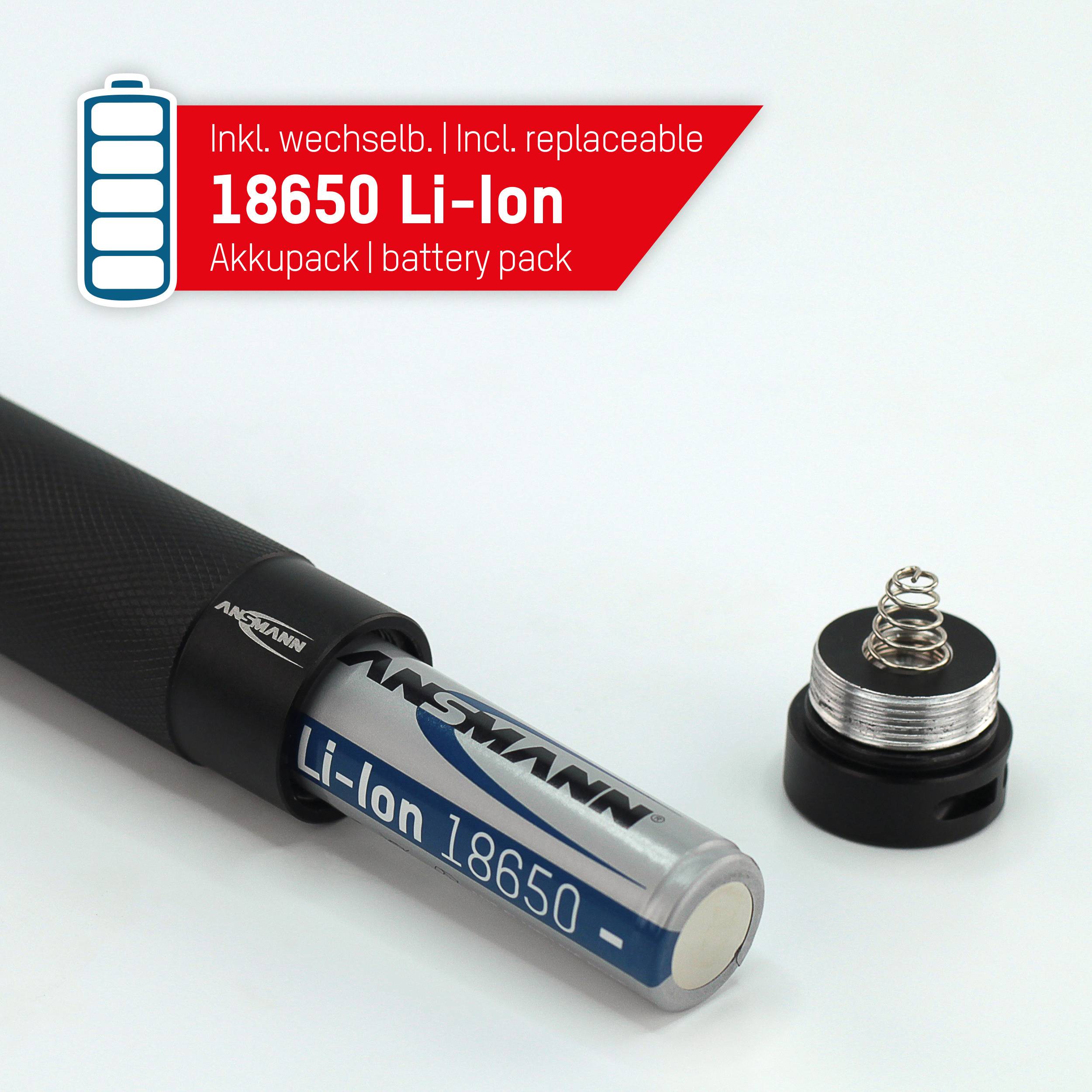 Ansmann Future T400FR LED (monochrome) Torch Wrist strap rechargeable 400 lm 143 g-19