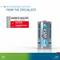 Rechargeable 4500 mAh battery by Ansmann, highlighted with a quality assurance seal for performance and reliability.