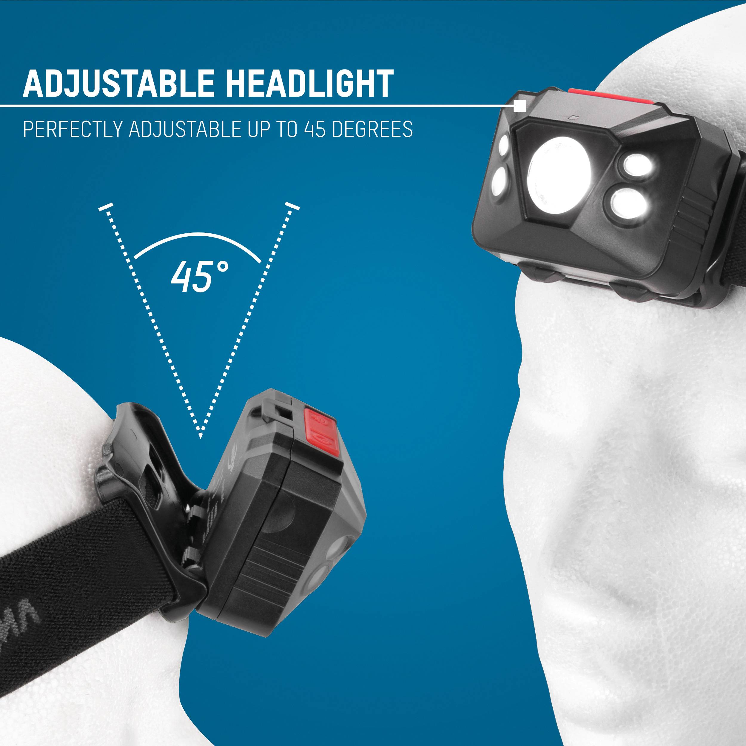 Ansmann HD150BS LED (monochrome) Headlamp battery-powered 150 lm 1600-0199-22