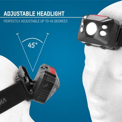 Ansmann HD150BS LED (monochrome) Headlamp battery-powered 150 lm 1600-0199-22