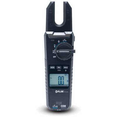 Digital Multimeter FLIR VT8-600 with clamp opening for non-contact current measurement on wires. Screen displays '00'.