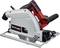 Circular hand saw with silver casing and black handle, by Einhell brand, model TE-PS 165, for precise woodworking.