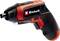 A red and black cordless screwdriver with an ergonomic handle and the brand name 'Einhell' on the side.