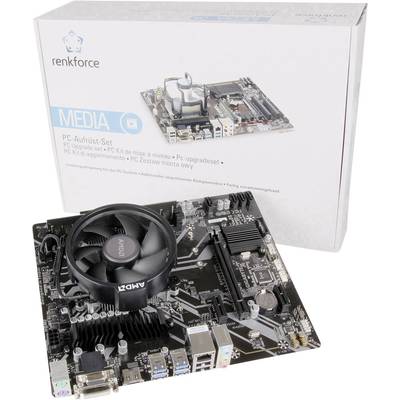 Renkforce PC tuning kit AMD Ryzen™ 3 2200G (4 x 3.5 GHz) 8 GB AMD Radeon Vega Graphics Vega 8 Micro-ATX