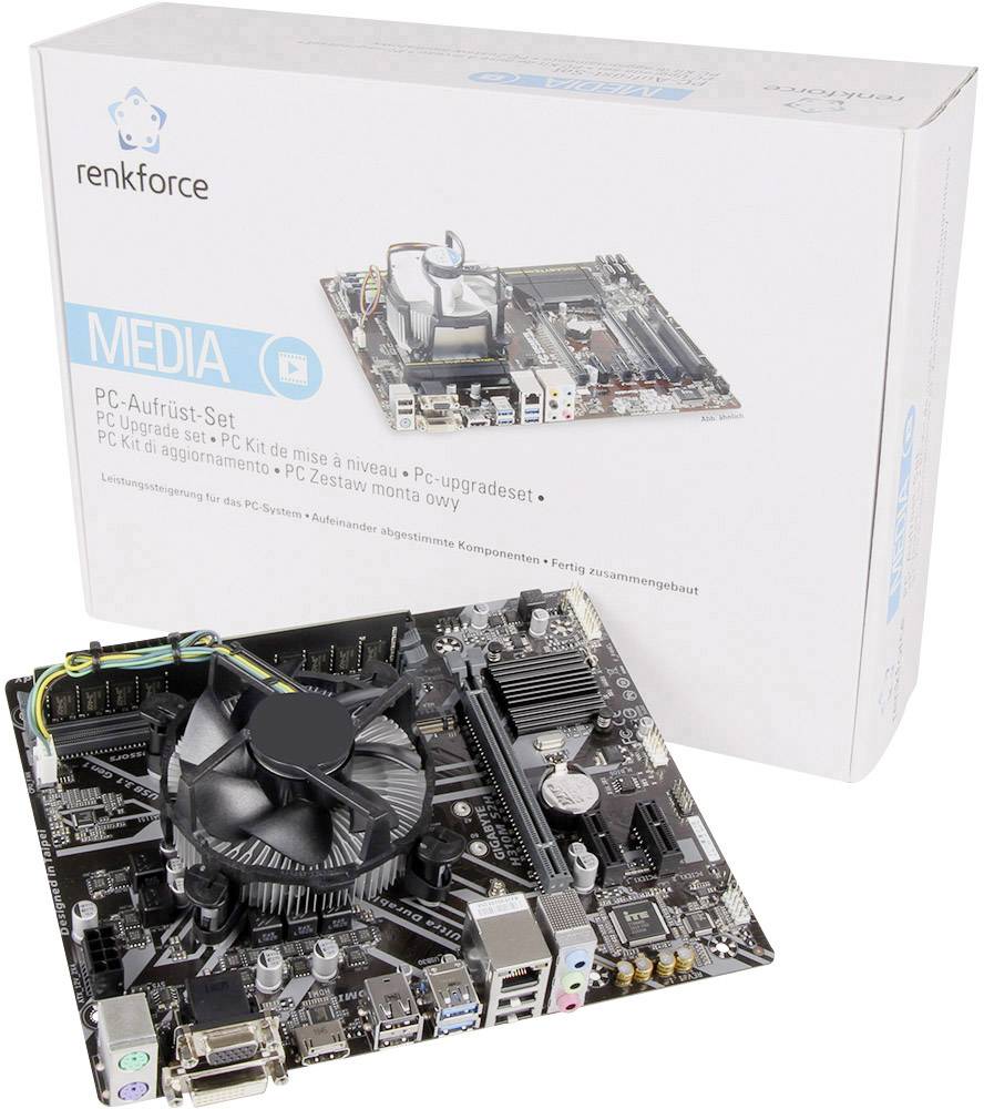 Renkforce PC tuning kit Intel® Celeron® G4900 (2 x 3.1 GHz) 8 GB Intel UHD Graphics 610 Micro-ATX