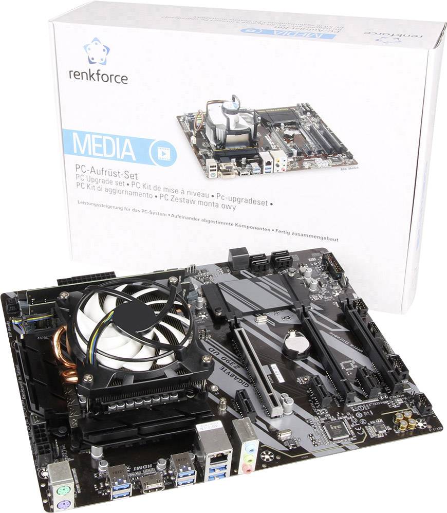 Renkforce PC tuning kit Intel Core i7 i7-9700K (8 x 3.6 GHz) 16 GB Intel UHD Graphics 630 ATX