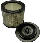 Washable pleated filter suitable for many common suction unit models