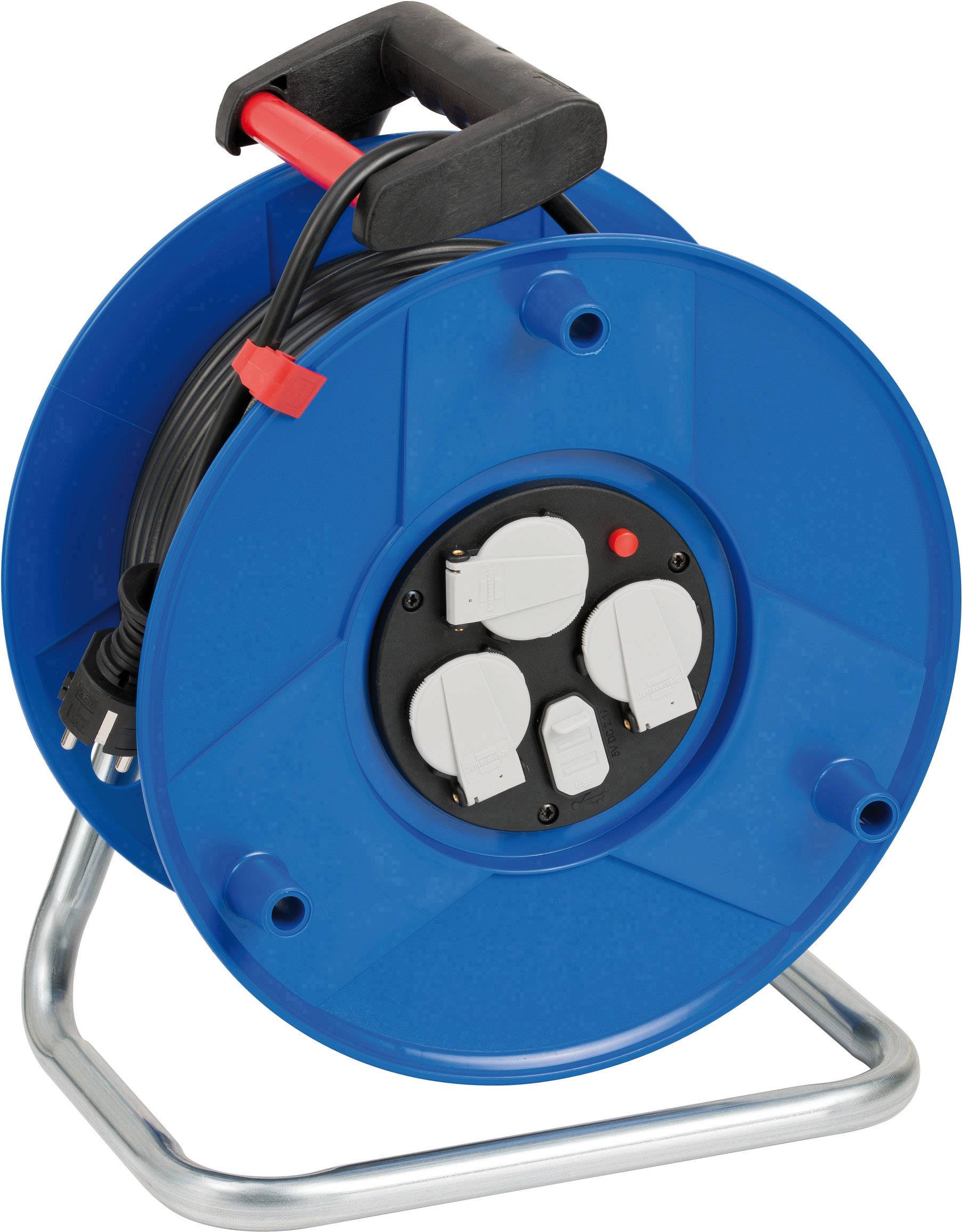 Brennenstuhl 1205060600 Cable reel 50.00 m Black PG plug