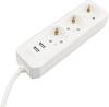 Caliber HPS2301U Power strip 3x White PG connector 1 pc(s)