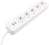Caliber HPS2501U Power strip 5x White PG connector 1 pc(s)