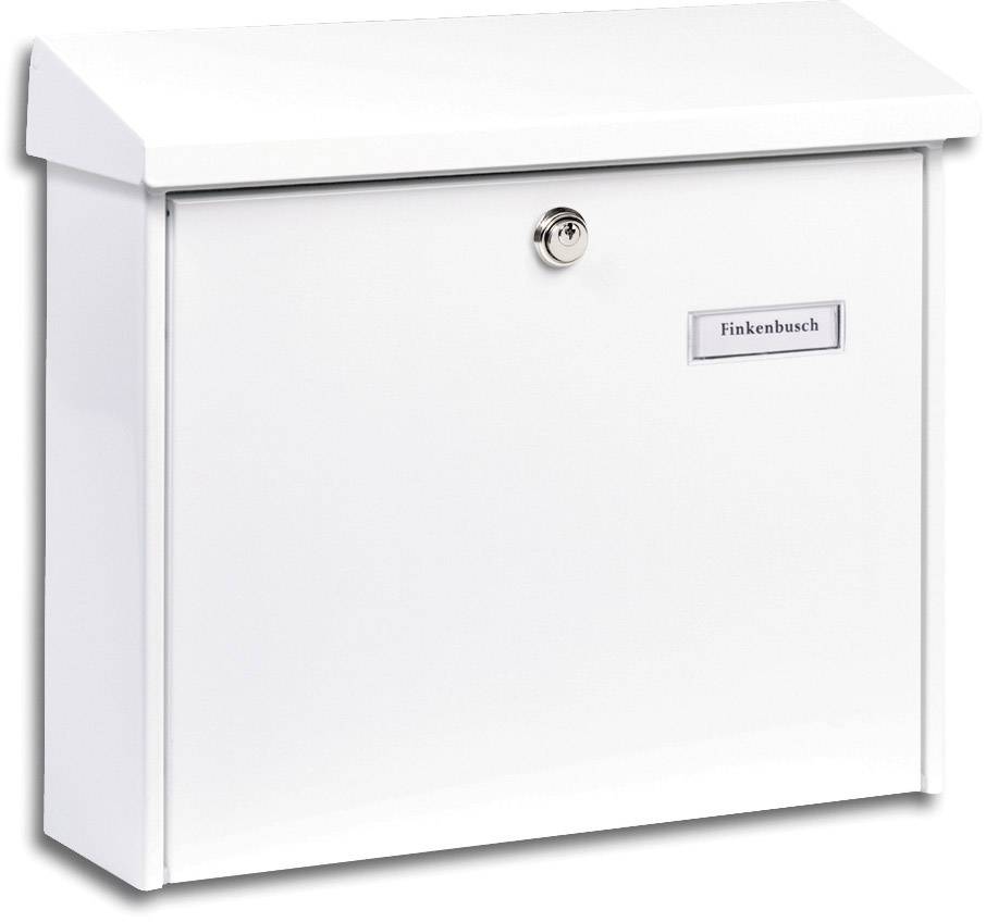 Burg Wächter AMSTERDAM.867 W Amsterdam 867 W Letterbox Steel plate White