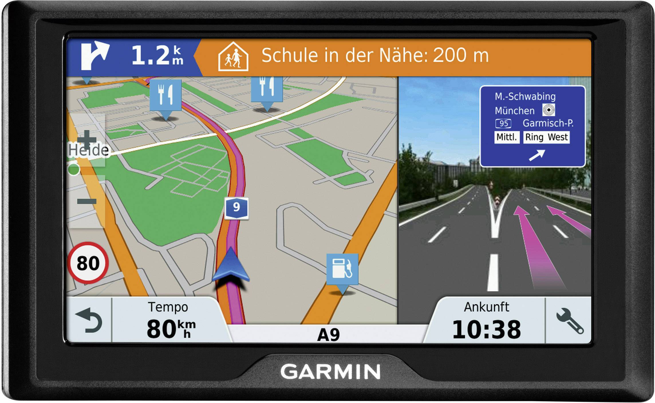 Black 5 Inch Garmin Drive 50LM Satellite Navigation with UK and Ireland Lifetime Maps 