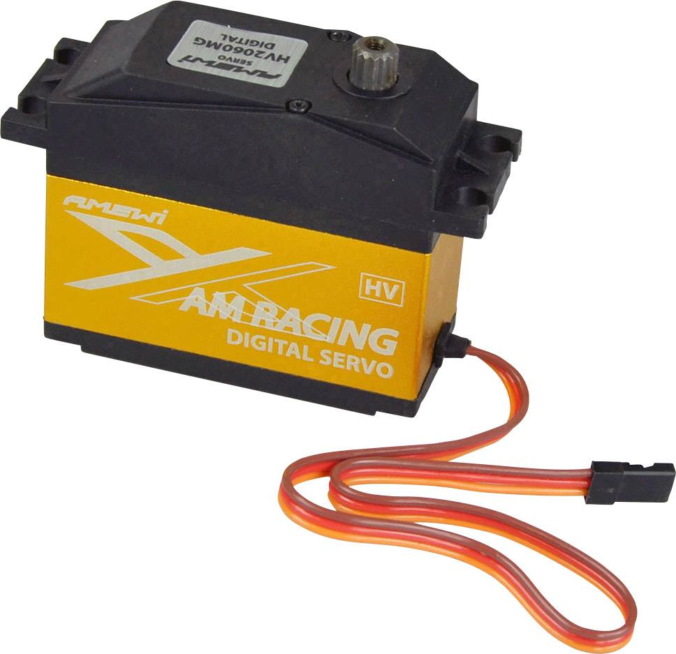 Amewi Standard servo HV2060MG Digital servo Gear box material: Metal Connector system: JR