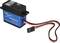 Black and blue digital servo with cable and plug for model vehicles. Marked 'AM Racing Waterproof Digital Servo'.