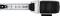 Measuring tape with a length of 5.5 cm when unrolled. Housing is silver-black.