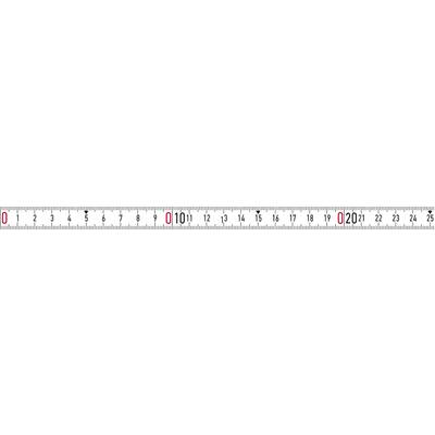 A tape measure shows centimetres from 0 to 30; the numbers 10 and 20 are highlighted in red.