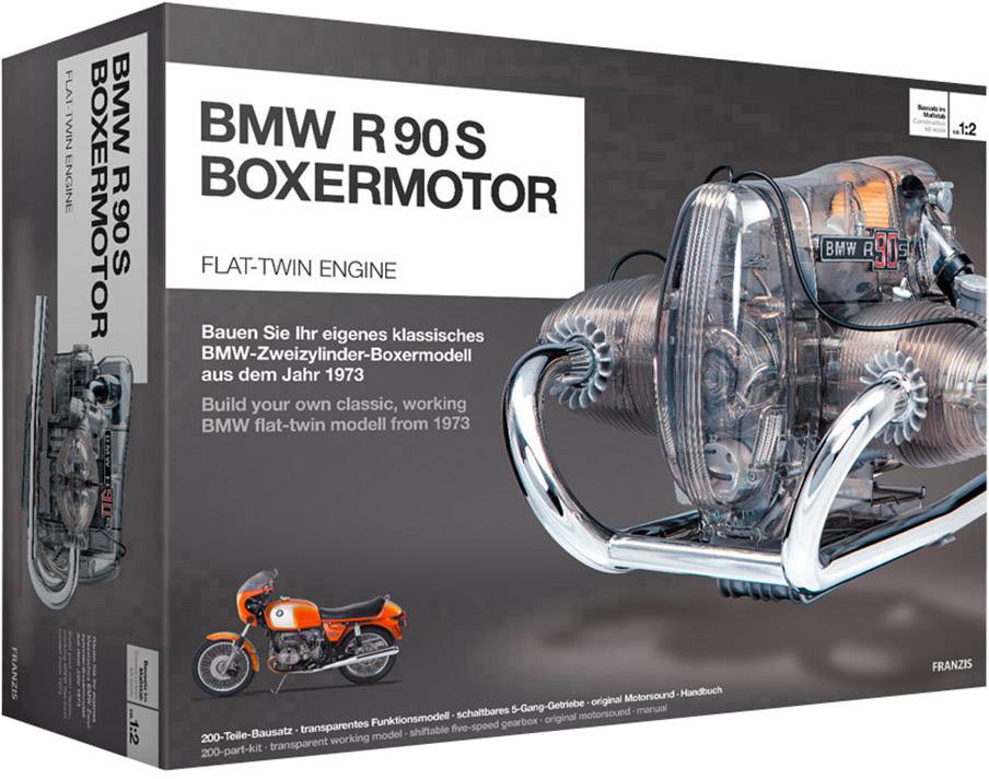 Image of Franzis Verlag BMW R 90 S Boxermotor BMW R 90 S BOXER ENGINE Assembly kit 14 years and over