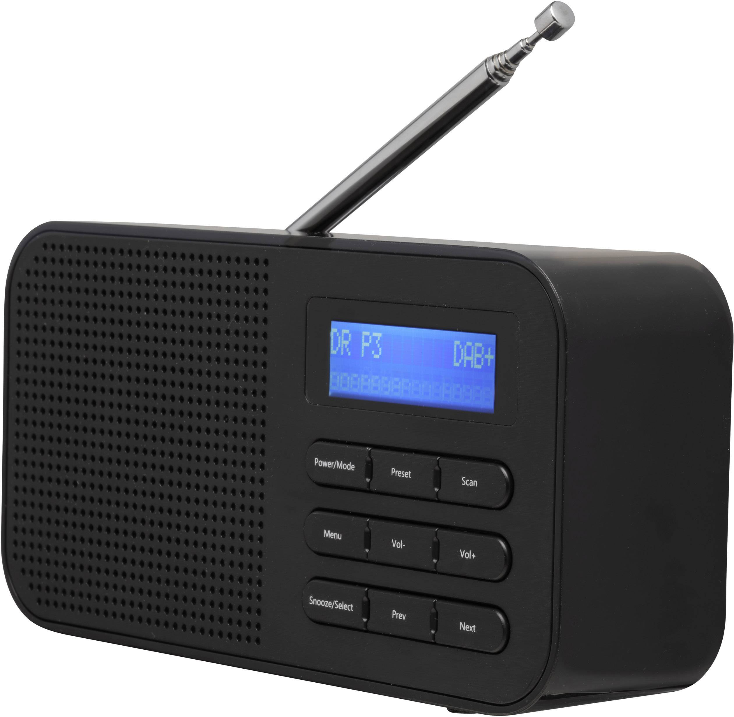 Denver DAB42 Portable radio DAB+, FM Black