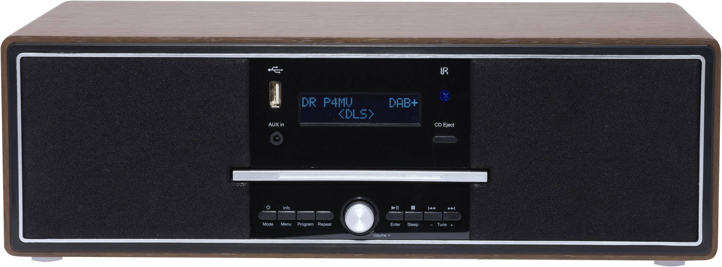 Denver MDA-250 Radio CD player DAB+, FM AUX, Bluetooth, CD, USB Wood