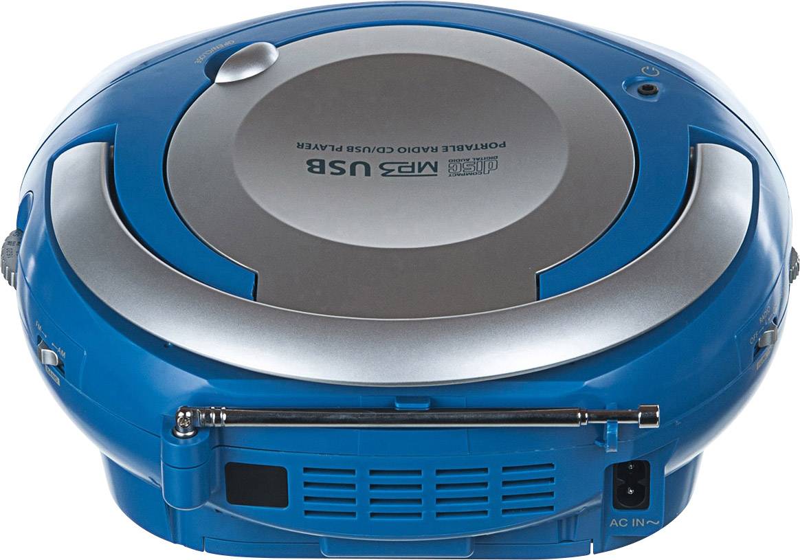 Dual P 390 Radio CD player FM, AM CD, USB Blue-2