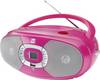 Dual P 390 Radio CD player FM, AM CD, USB Pink