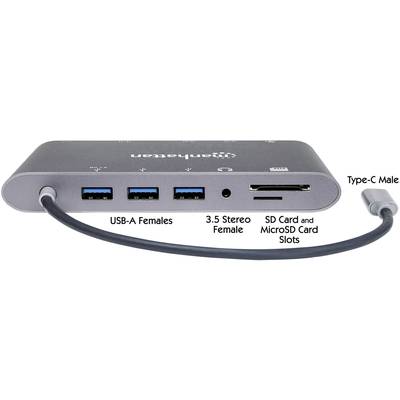 Image of Manhattan Laptop docking station Compatible with (brand): Universal Charging function