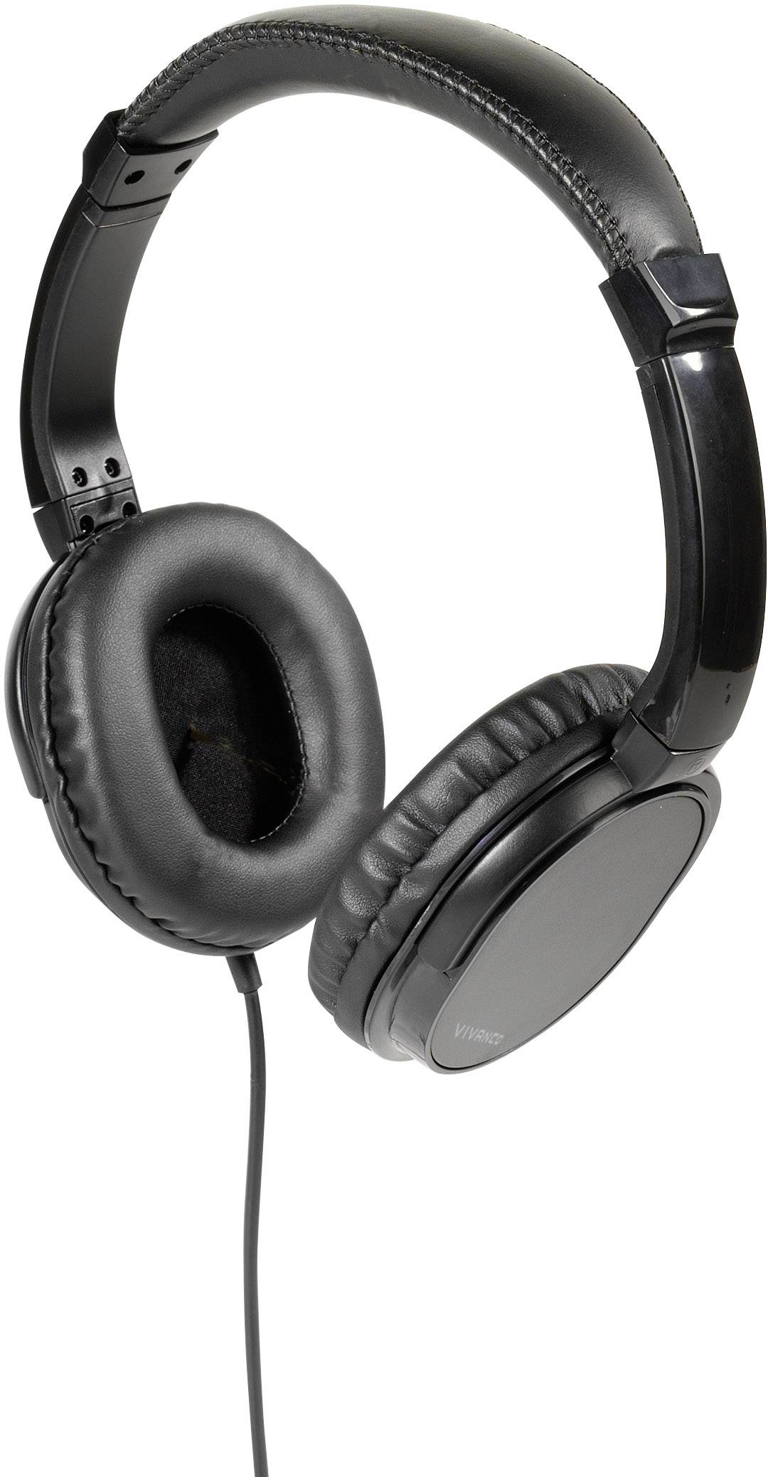 Image of Vivanco TV COMFORT 70 TV Over-ear headphones Corded (1075100) Black