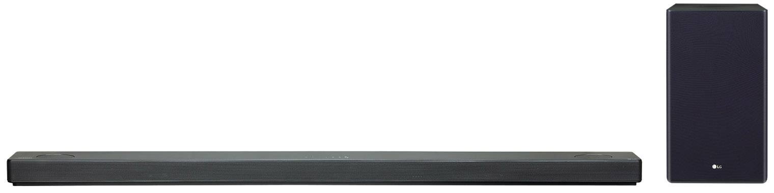 LG Electronics SL10 Soundbar Black Dolby Atmos, High-res audio, incl. cordless subwoofer, Voice-controlled, USB
